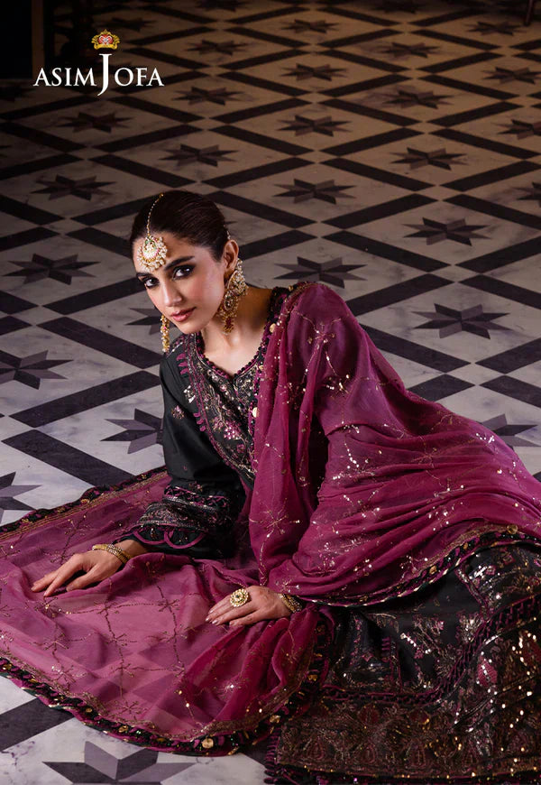 Asim Jofa | Fasana e Ishq Eid Luxury Lawn | AJFI-23 - by - Libasekhas UK - Registered Vendor of : Asim Jofa - 100% Original Designer Dresss