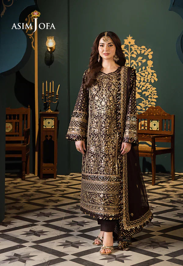 Asim Jofa | Fasana e Ishq Eid Luxury Lawn | AJFI-04 - by - Libasekhas UK - Registered Vendor of : Asim Jofa - 100% Original Designer Dresss