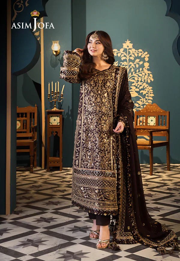 Asim Jofa | Fasana e Ishq Eid Luxury Lawn | AJFI-04 - by - Libasekhas UK - Registered Vendor of : Asim Jofa - 100% Original Designer Dresss