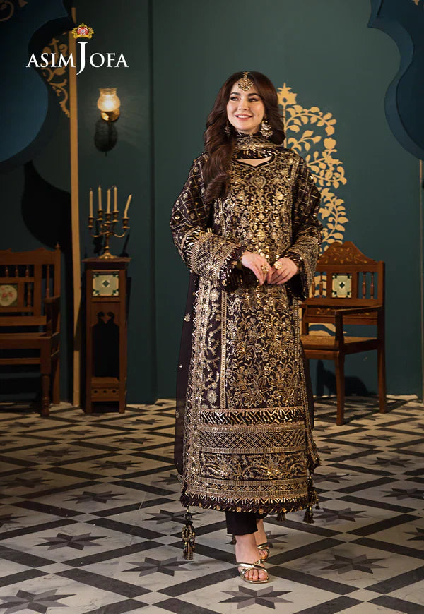 Asim Jofa | Fasana e Ishq Eid Luxury Lawn | AJFI-04 - by - Libasekhas UK - Registered Vendor of : Asim Jofa - 100% Original Designer Dresss