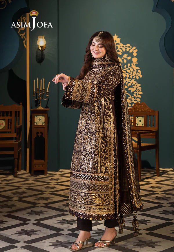 Asim Jofa | Fasana e Ishq Eid Luxury Lawn | AJFI-04 - by - Libasekhas UK - Registered Vendor of : Asim Jofa - 100% Original Designer Dresss