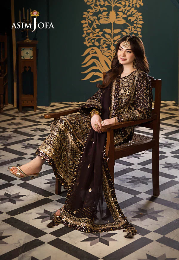 Asim Jofa | Fasana e Ishq Eid Luxury Lawn | AJFI-04 - by - Libasekhas UK - Registered Vendor of : Asim Jofa - 100% Original Designer Dresss