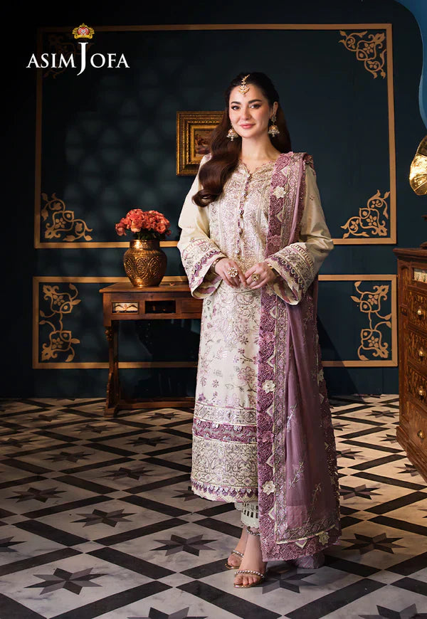 Asim Jofa | Fasana e Ishq Eid Luxury Lawn | AJFI-15 - by - Libasekhas UK - Registered Vendor of : Asim Jofa - 100% Original Designer Dresss