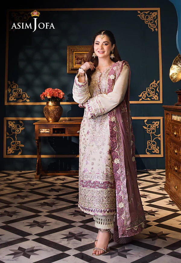 Asim Jofa | Fasana e Ishq Eid Luxury Lawn | AJFI-15 - by - Libasekhas UK - Registered Vendor of : Asim Jofa - 100% Original Designer Dresss