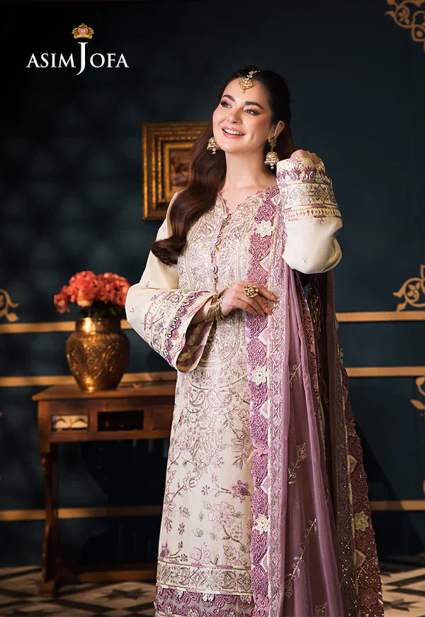 Asim Jofa | Fasana e Ishq Eid Luxury Lawn | AJFI-15 - by - Libasekhas UK - Registered Vendor of : Asim Jofa - 100% Original Designer Dresss