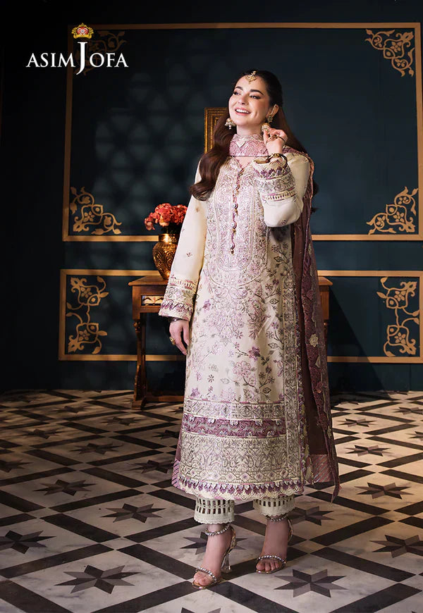 Asim Jofa | Fasana e Ishq Eid Luxury Lawn | AJFI-15 - by - Libasekhas UK - Registered Vendor of : Asim Jofa - 100% Original Designer Dresss