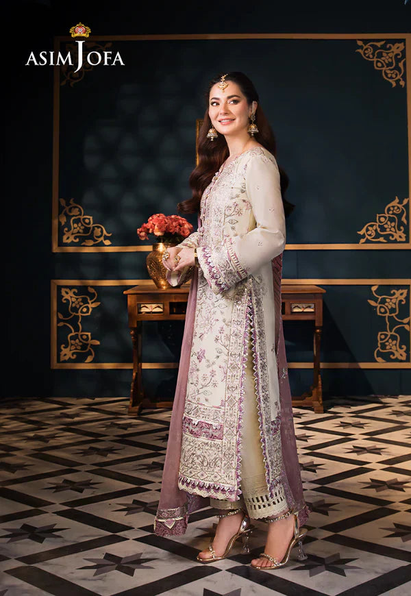 Asim Jofa | Fasana e Ishq Eid Luxury Lawn | AJFI-15 - by - Libasekhas UK - Registered Vendor of : Asim Jofa - 100% Original Designer Dresss