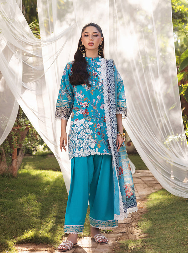 Zainab Chottani | Tahra Lawn 24 | BEEHA - D 2B - by - Libasekhas UK - Registered Vendor of : Zainab Chottani - 100% Original Designer Dresss