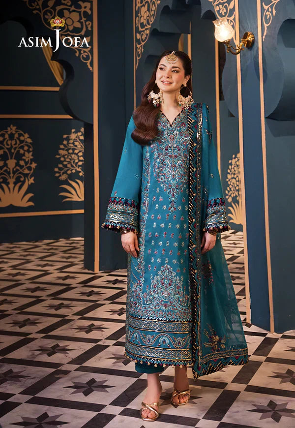 Asim Jofa | Fasana e Ishq Eid Luxury Lawn | AJFI-20 - by - Libasekhas UK - Registered Vendor of : Asim Jofa - 100% Original Designer Dresss