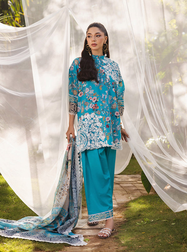 Zainab Chottani | Tahra Lawn 24 | BEEHA - D 2B - by - Libasekhas UK - Registered Vendor of : Zainab Chottani - 100% Original Designer Dresss