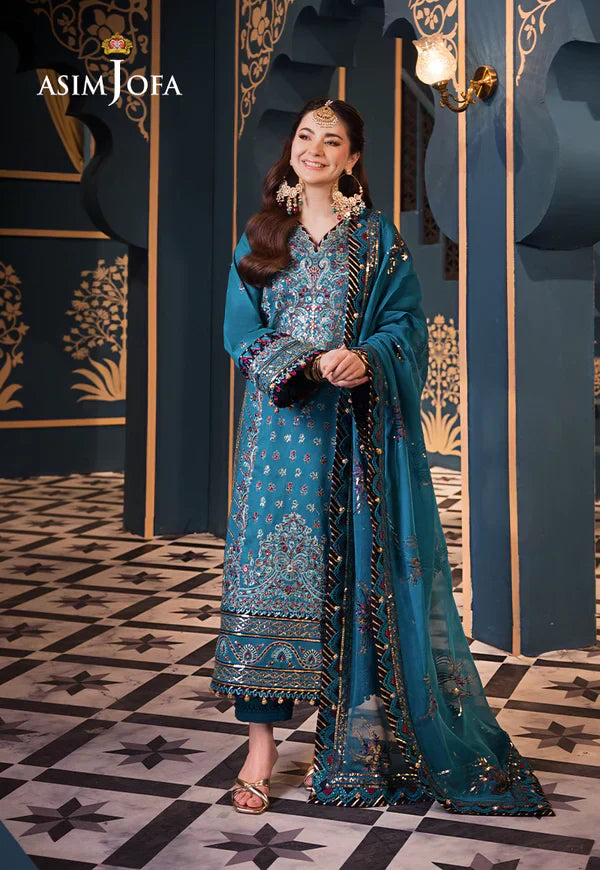 Asim Jofa | Fasana e Ishq Eid Luxury Lawn | AJFI-20 - by - Libasekhas UK - Registered Vendor of : Asim Jofa - 100% Original Designer Dresss