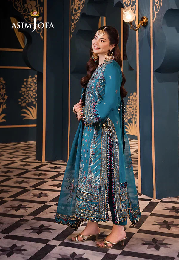 Asim Jofa | Fasana e Ishq Eid Luxury Lawn | AJFI-20 - by - Libasekhas UK - Registered Vendor of : Asim Jofa - 100% Original Designer Dresss