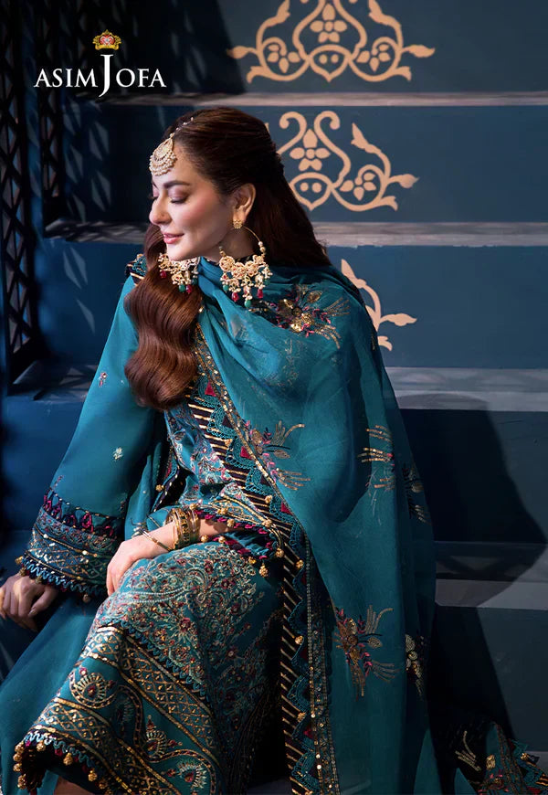 Asim Jofa | Fasana e Ishq Eid Luxury Lawn | AJFI-20 - by - Libasekhas UK - Registered Vendor of : Asim Jofa - 100% Original Designer Dresss