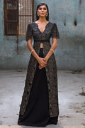 Erum Khan | Dazzling Fiesta | Raven - by Libasekhas UK - Registered Vendor of : Erum Khan - 100% Original Designer Dress