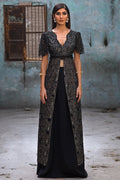 Erum Khan | Dazzling Fiesta | Raven - by Libasekhas UK - Registered Vendor of : Erum Khan - 100% Original Designer Dress