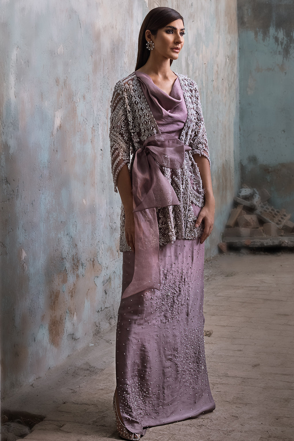 Erum Khan | Dazzling Fiesta | Iris - by Libasekhas UK - Registered Vendor of : Erum Khan - 100% Original Designer Dress