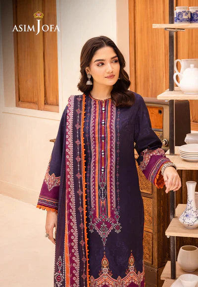 Asim Jofa | Prints Essentials | AJUB-09 - by - Libasekhas UK - Registered Vendor of : Asim Jofa - 100% Original Designer Dresss