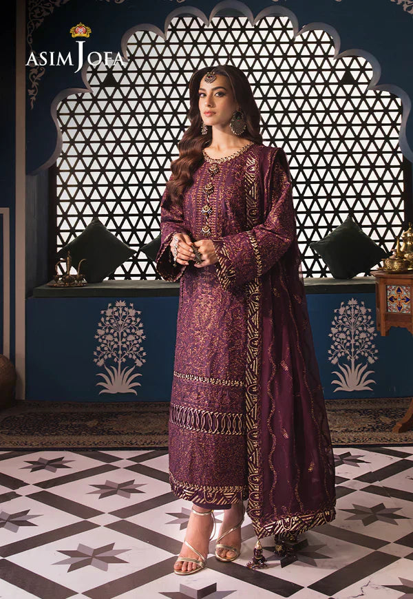Asim Jofa | Fasana e Ishq Eid Luxury Lawn | AJFI-06 - by - Libasekhas UK - Registered Vendor of : Asim Jofa - 100% Original Designer Dresss