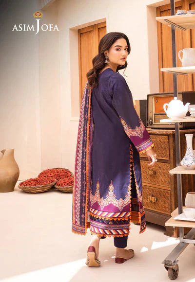 Asim Jofa | Prints Essentials | AJUB-09 - by - Libasekhas UK - Registered Vendor of : Asim Jofa - 100% Original Designer Dresss