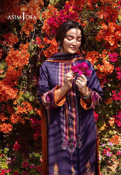 Asim Jofa | Prints Essentials | AJUB-09 - by - Libasekhas UK - Registered Vendor of : Asim Jofa - 100% Original Designer Dresss
