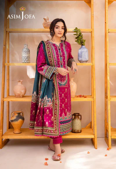 Asim Jofa | Prints Essentials | AJUB-05 - by - Libasekhas UK - Registered Vendor of : Asim Jofa - 100% Original Designer Dresss