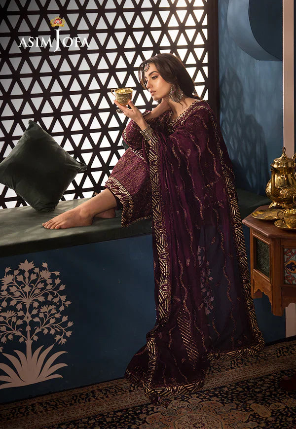 Asim Jofa | Fasana e Ishq Eid Luxury Lawn | AJFI-06 - by - Libasekhas UK - Registered Vendor of : Asim Jofa - 100% Original Designer Dresss