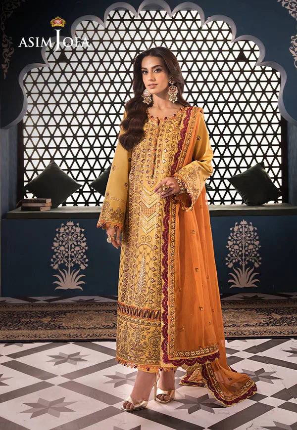 Asim Jofa | Fasana e Ishq Eid Luxury Lawn | AJFI-19 - by - Libasekhas UK - Registered Vendor of : Asim Jofa - 100% Original Designer Dresss