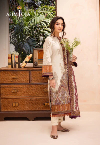 Asim Jofa | Prints Essentials | AJUB-11 - by - Libasekhas UK - Registered Vendor of : Asim Jofa - 100% Original Designer Dresss