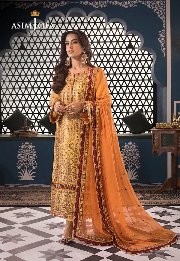 Asim Jofa | Fasana e Ishq Eid Luxury Lawn | AJFI-19 - by - Libasekhas UK - Registered Vendor of : Asim Jofa - 100% Original Designer Dresss