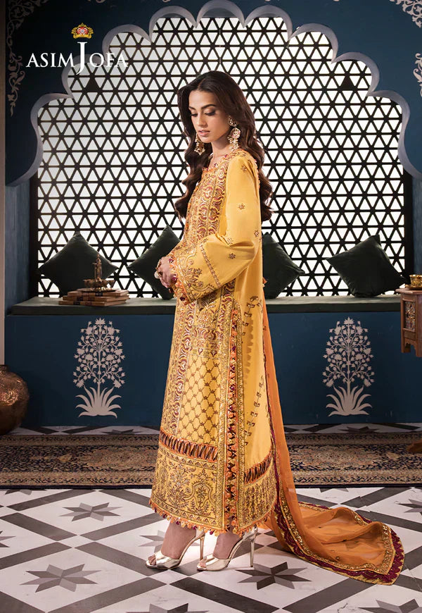 Asim Jofa | Fasana e Ishq Eid Luxury Lawn | AJFI-19 - by - Libasekhas UK - Registered Vendor of : Asim Jofa - 100% Original Designer Dresss