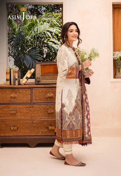 Asim Jofa | Prints Essentials | AJUB-11 - by - Libasekhas UK - Registered Vendor of : Asim Jofa - 100% Original Designer Dresss
