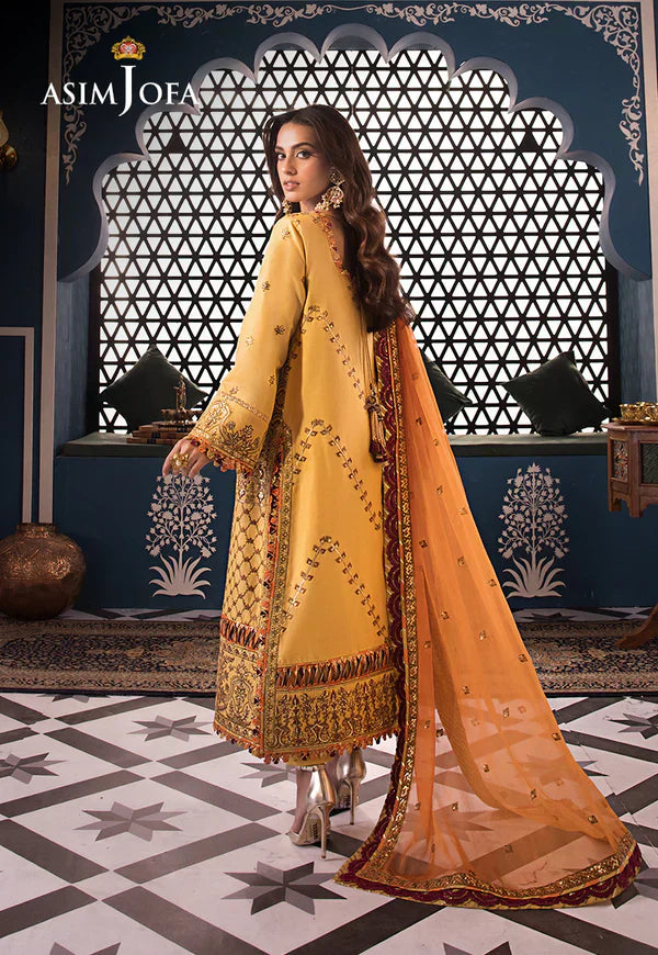 Asim Jofa | Fasana e Ishq Eid Luxury Lawn | AJFI-19 - by - Libasekhas UK - Registered Vendor of : Asim Jofa - 100% Original Designer Dresss