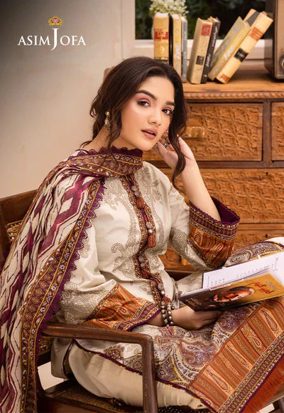 Asim Jofa | Prints Essentials | AJUB-11 - by - Libasekhas UK - Registered Vendor of : Asim Jofa - 100% Original Designer Dresss