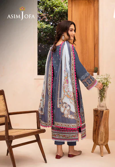 Asim Jofa | Prints Essentials | AJUB-14 - by - Libasekhas UK - Registered Vendor of : Asim Jofa - 100% Original Designer Dresss