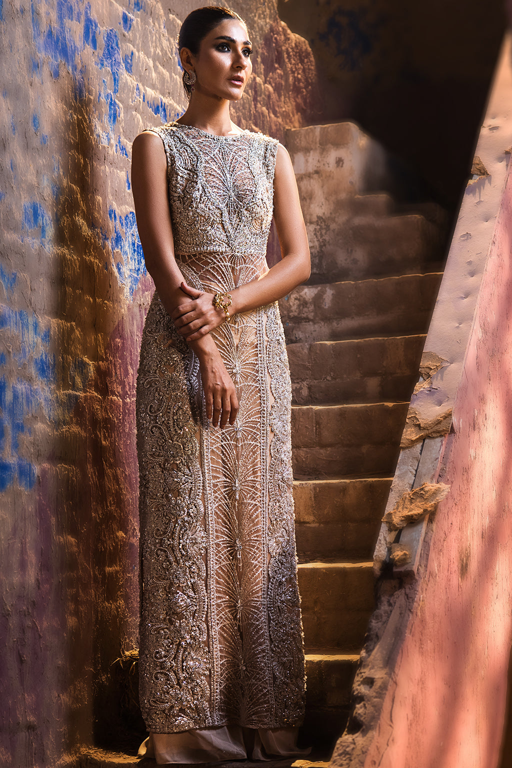 Erum Khan | Dazzling Fiesta | Daisy - by Libasekhas UK - Registered Vendor of : Erum Khan - 100% Original Designer Dress