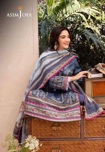 Asim Jofa | Prints Essentials | AJUB-14 - by - Libasekhas UK - Registered Vendor of : Asim Jofa - 100% Original Designer Dresss
