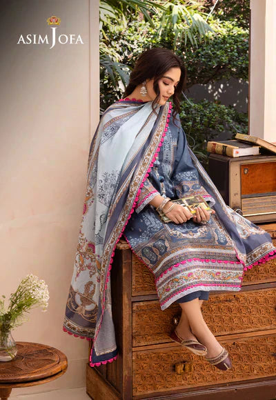 Asim Jofa | Prints Essentials | AJUB-14 - by - Libasekhas UK - Registered Vendor of : Asim Jofa - 100% Original Designer Dresss