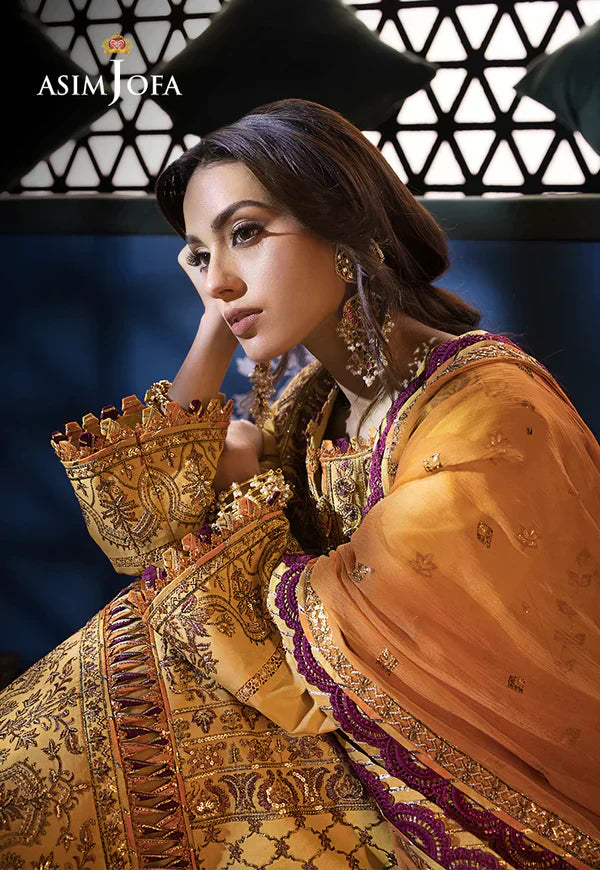 Asim Jofa | Fasana e Ishq Eid Luxury Lawn | AJFI-19 - by - Libasekhas UK - Registered Vendor of : Asim Jofa - 100% Original Designer Dresss