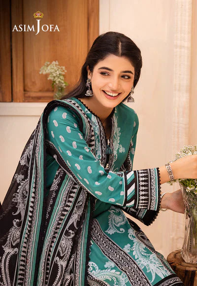 Asim Jofa | Prints Essentials | AJUB-03 - by - Libasekhas UK - Registered Vendor of : Asim Jofa - 100% Original Designer Dresss