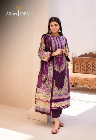 Asim Jofa | Prints Essentials | AJUB-10 - by - Libasekhas UK - Registered Vendor of : Asim Jofa - 100% Original Designer Dresss