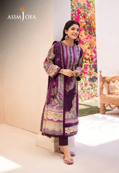 Asim Jofa | Prints Essentials | AJUB-10 - by - Libasekhas UK - Registered Vendor of : Asim Jofa - 100% Original Designer Dresss