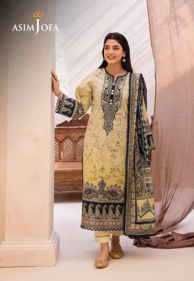Asim Jofa | Prints Essentials | AJUB-15 - by - Libasekhas UK - Registered Vendor of : Asim Jofa - 100% Original Designer Dresss