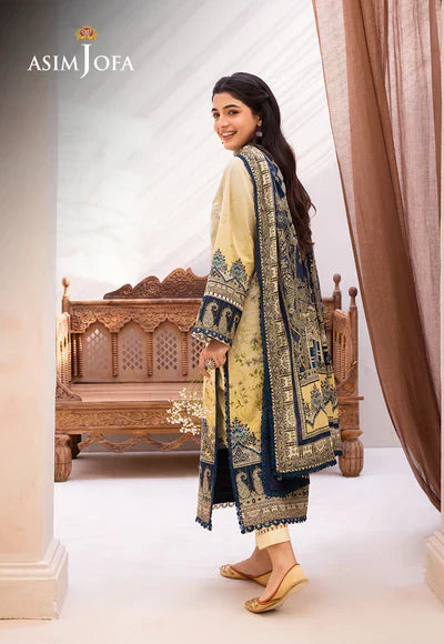 Asim Jofa | Prints Essentials | AJUB-15 - by - Libasekhas UK - Registered Vendor of : Asim Jofa - 100% Original Designer Dresss