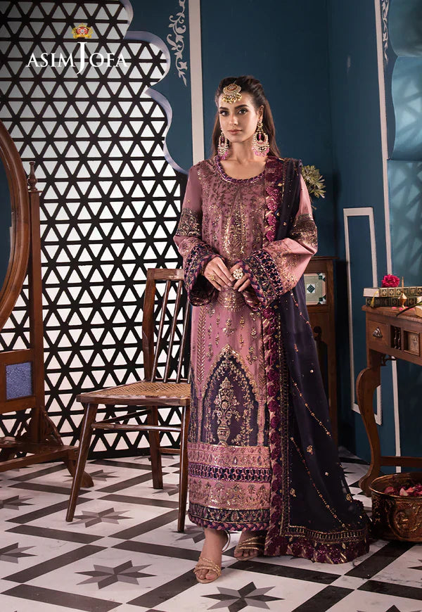 Asim Jofa | Fasana e Ishq Eid Luxury Lawn | AJFI-22 - by - Libasekhas UK - Registered Vendor of : Asim Jofa - 100% Original Designer Dresss
