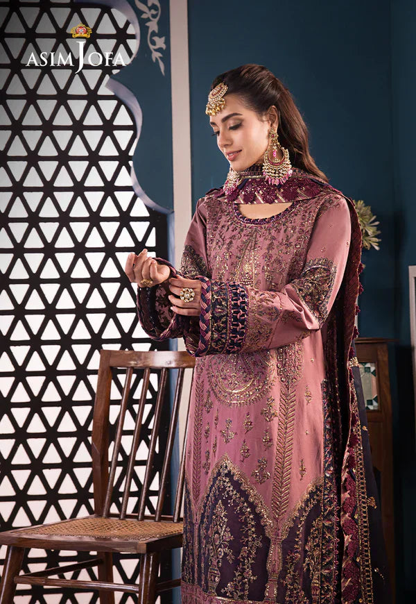 Asim Jofa | Fasana e Ishq Eid Luxury Lawn | AJFI-22 - by - Libasekhas UK - Registered Vendor of : Asim Jofa - 100% Original Designer Dresss