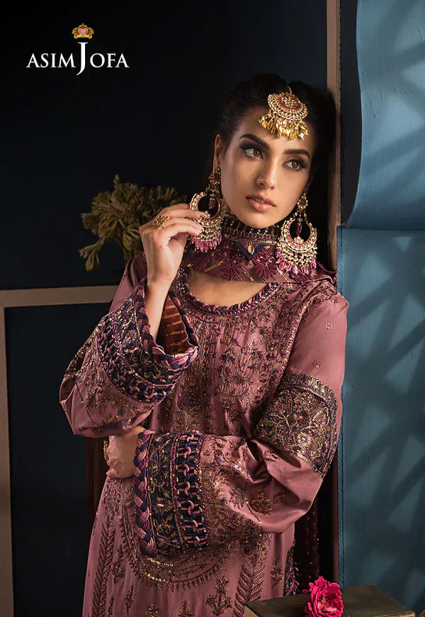 Asim Jofa | Fasana e Ishq Eid Luxury Lawn | AJFI-22 - by - Libasekhas UK - Registered Vendor of : Asim Jofa - 100% Original Designer Dresss