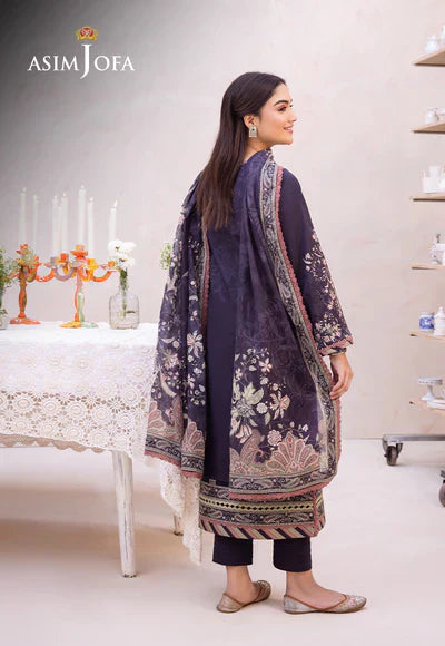 Asim Jofa | Prints Essentials | AJUB-08 - by - Libasekhas UK - Registered Vendor of : Asim Jofa - 100% Original Designer Dresss
