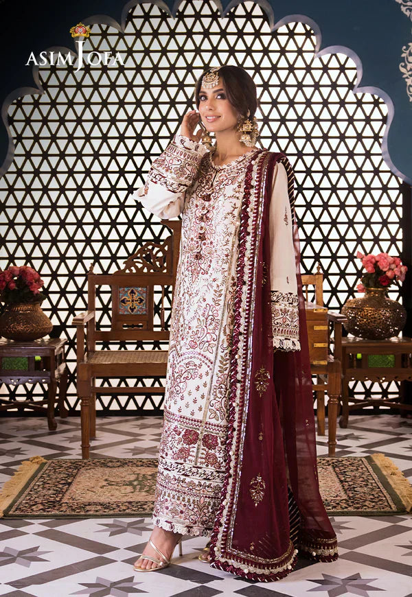 Asim Jofa | Fasana e Ishq Eid Luxury Lawn | AJFI-13 - by - Libasekhas UK - Registered Vendor of : Asim Jofa - 100% Original Designer Dresss