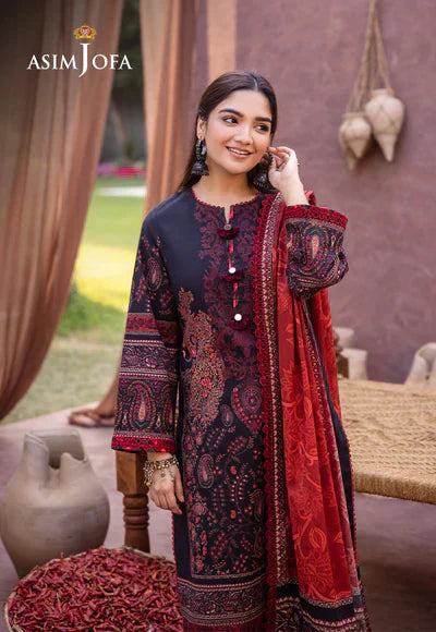 Asim Jofa | Prints Essentials | AJUB-12 - by - Libasekhas UK - Registered Vendor of : Asim Jofa - 100% Original Designer Dresss