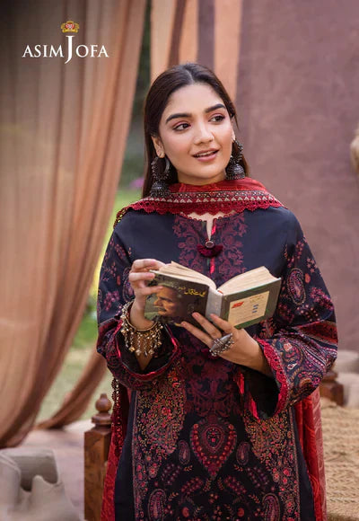 Asim Jofa | Prints Essentials | AJUB-12 - by - Libasekhas UK - Registered Vendor of : Asim Jofa - 100% Original Designer Dresss